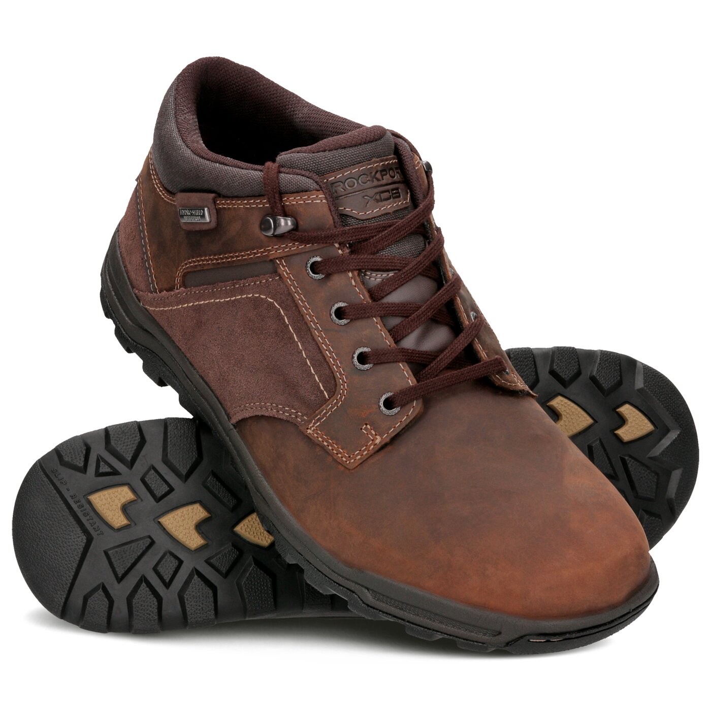 Męskie buty za kostkę ROCKPORT HARLEE CHUKKA ch2825 kolor brązowy