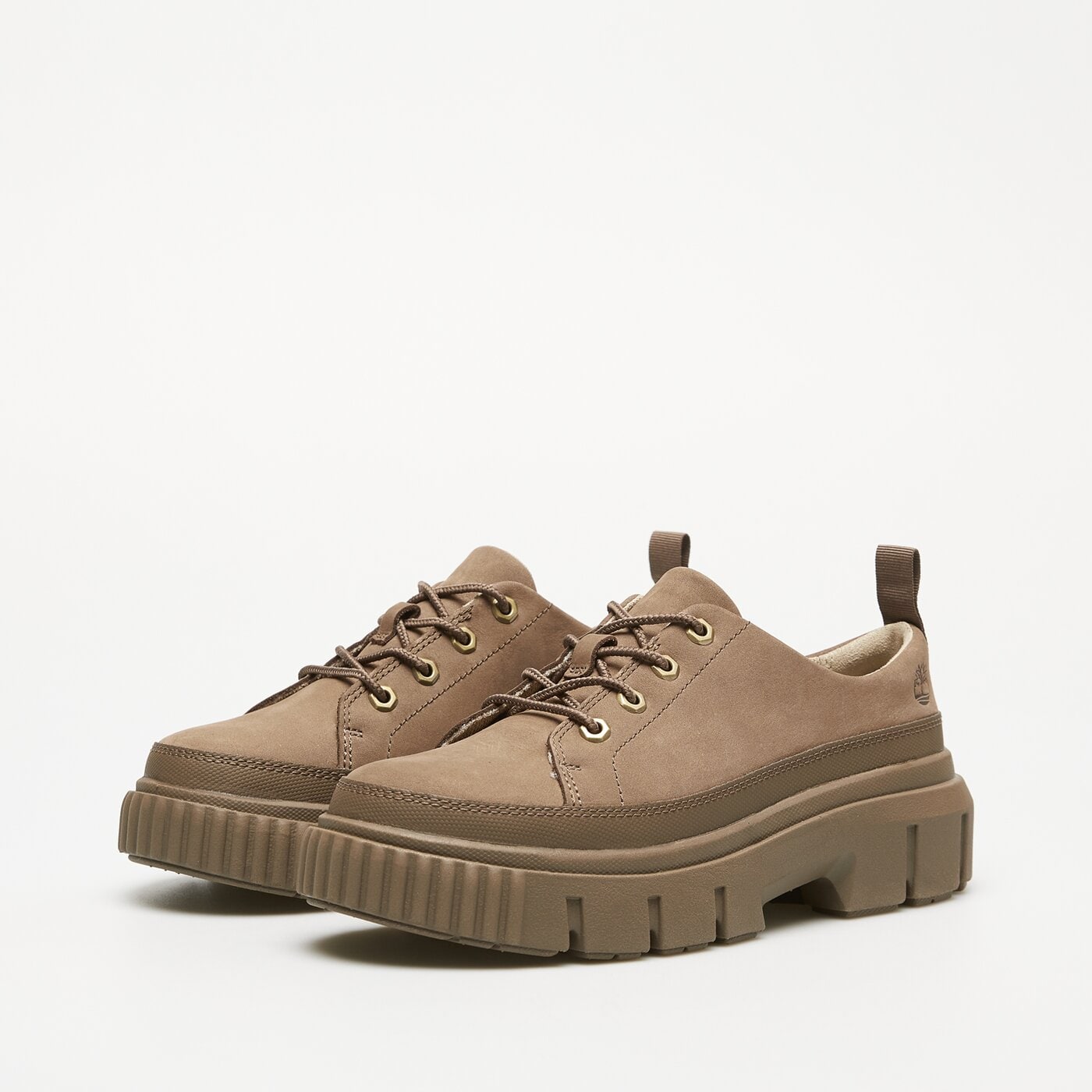 Damskie półbuty TIMBERLAND GREYFIELD LACE UP SHOE tb0a2g19em51 kolor szary