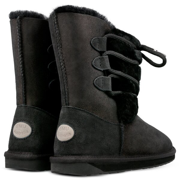 Damskie śniegowce EMU SORBY w11789black kolor czarny