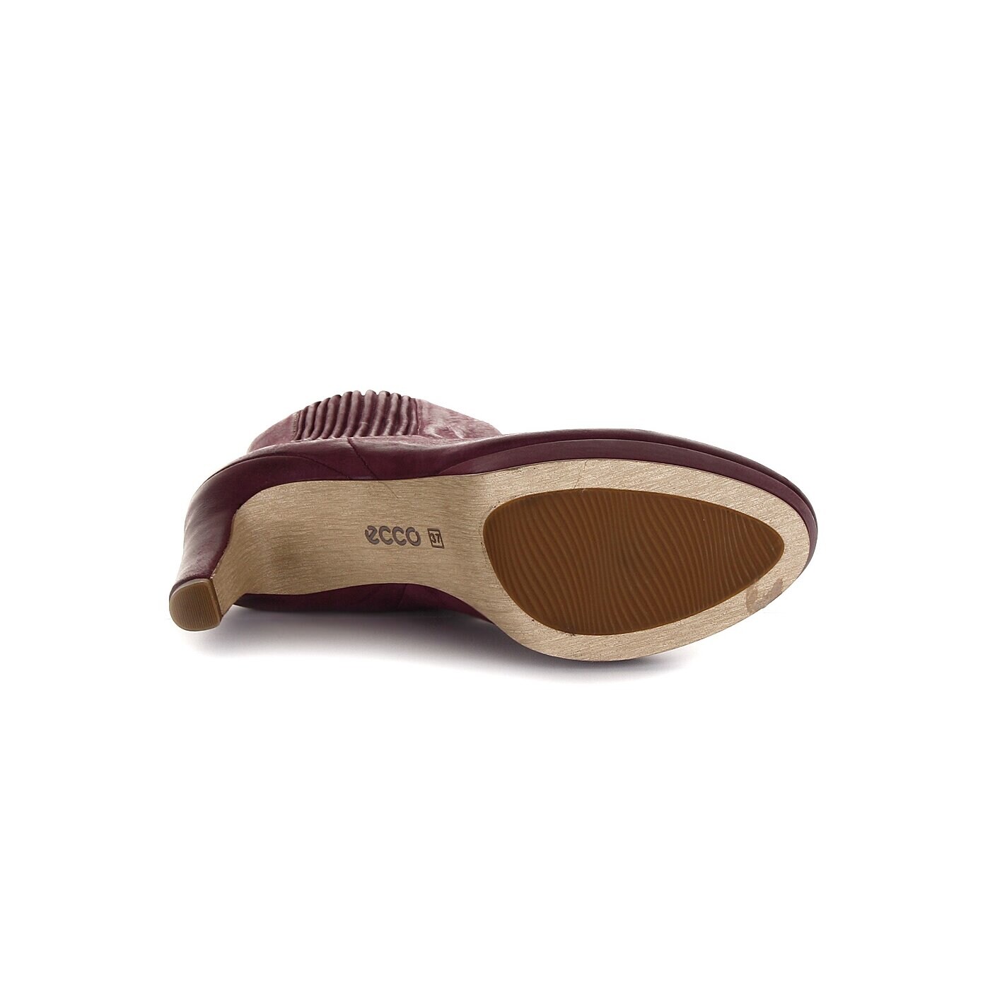 Damskie botki / sztyblety ECCO NAVOI 85 MM 35555302113 kolor fioletowy