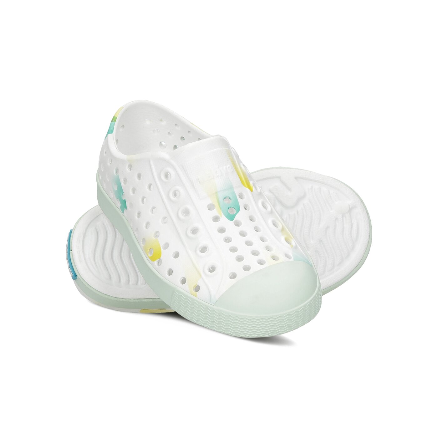 Dziecięce trampki NATIVE JEFFERSON PRINT YOUTH 15100101-8962 kolor biały