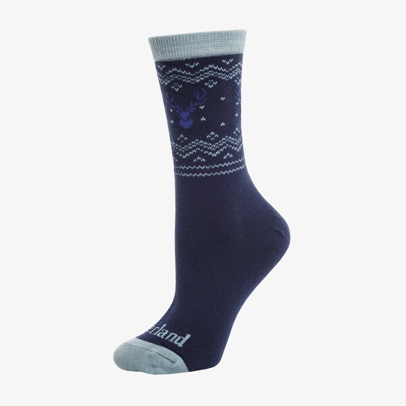 Damskie skarpetki TIMBERLAND SKARPETY 3PP NORDIC CREW GIFTBOX tb0a1ev74511 kolor granatowy