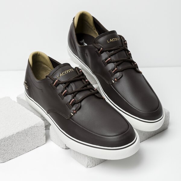 Męskie trampki LACOSTE ESPARRE DECK 118 3 735cam00281w3 kolor brązowy
