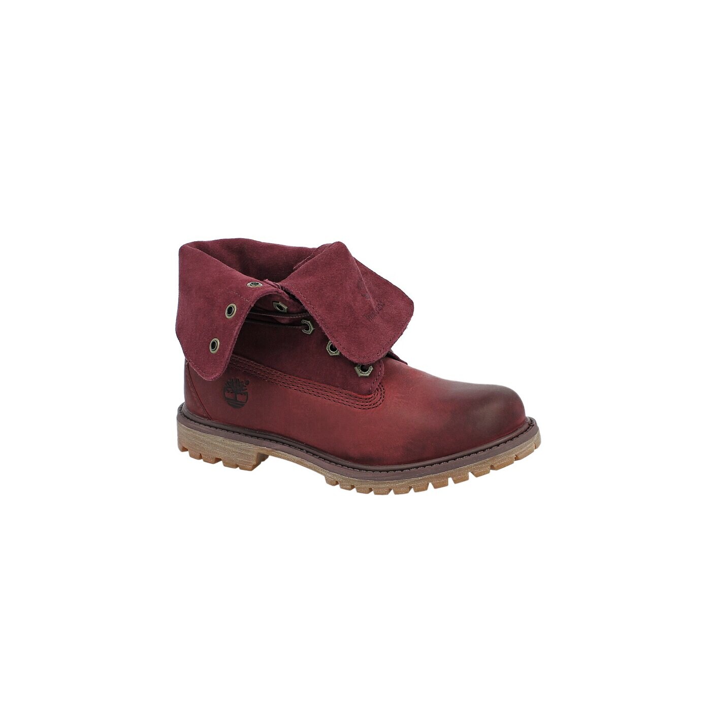 Damskie trapery TIMBERLAND AUTHENTICS FTW  8306a kolor bordowy
