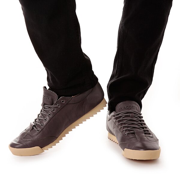 Męskie sneakersy (buty) LACOSTE RAYDON  726srm3040248 kolor brązowy