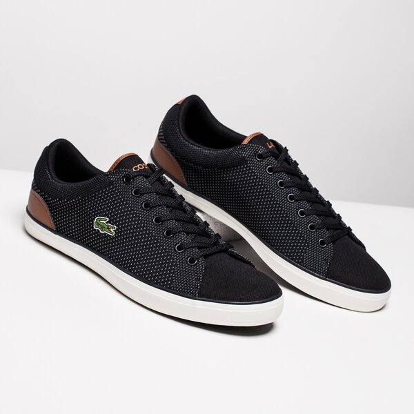 Męskie trampki LACOSTE LEROND 318 1 736cam0046315 kolor czarny