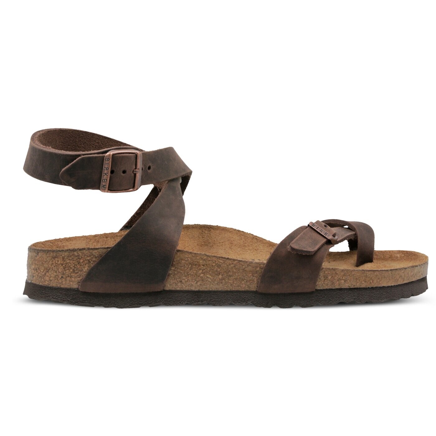 Damskie sandały BIRKENSTOCK YARA 13393 kolor brązowy