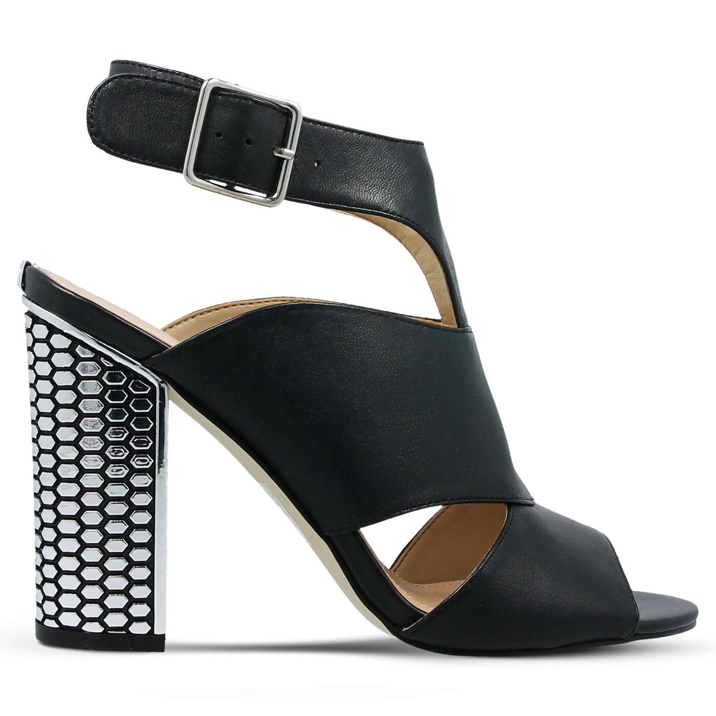 Damskie sandały GUESS ABBIEN flbbn1lea09black kolor czarny