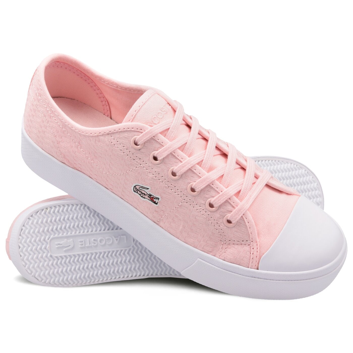 Damskie trampki LACOSTE ZIANE PLUS GRAND 119 2 CFA 737cfa0054208 kolor różowy