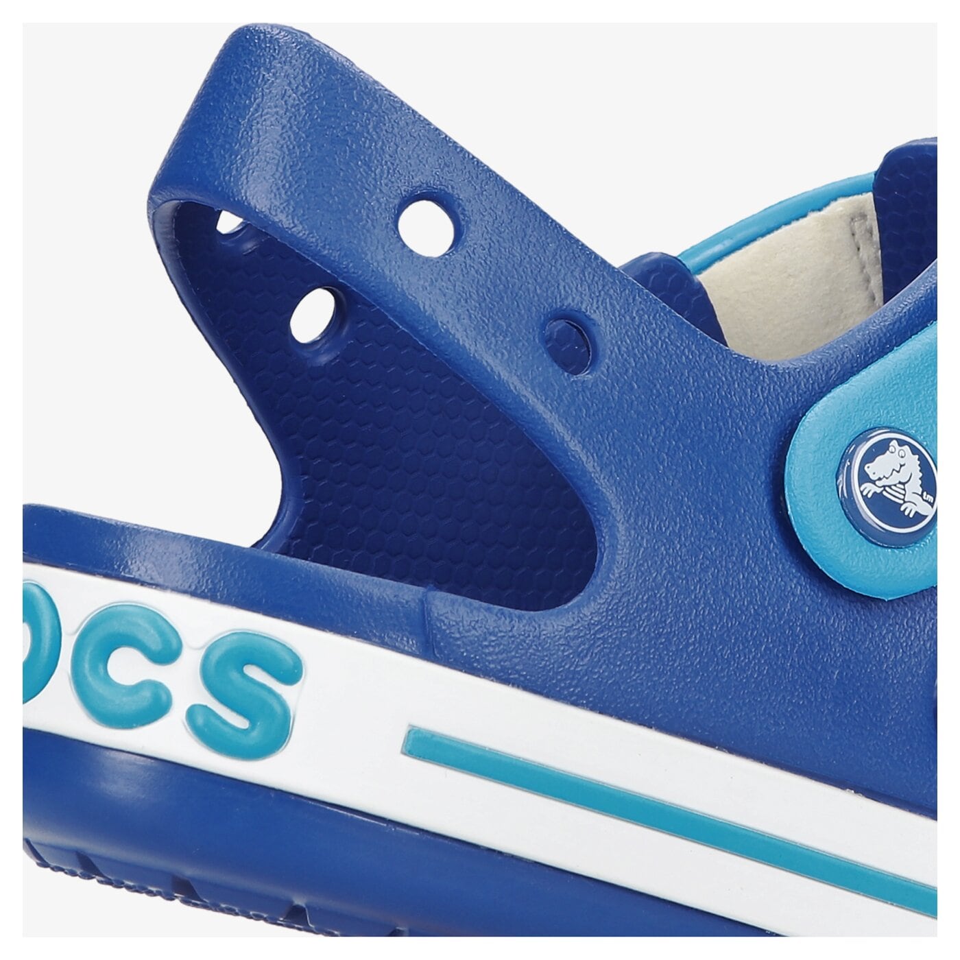 Dziecięce sandały / klapki CROCS CROCBAND SANDAL KIDS 128564bxk kolor granatowy