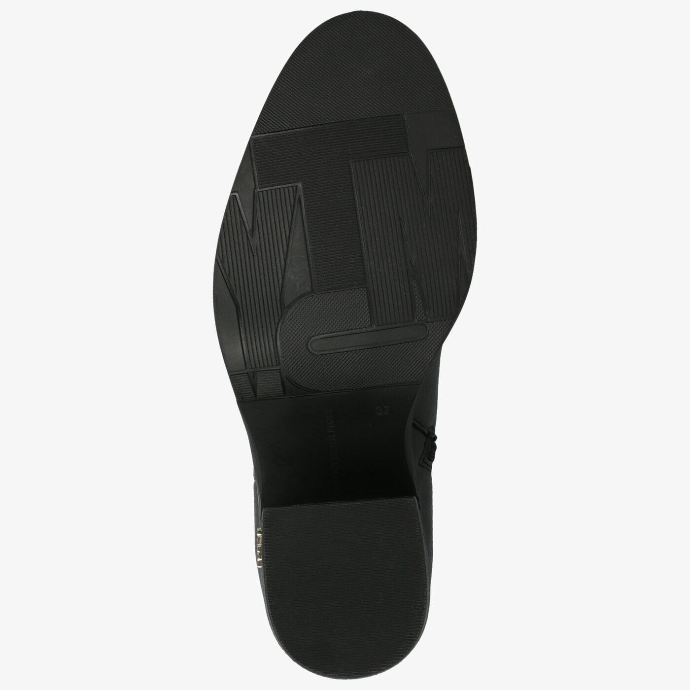 Damskie botki / sztyblety TOMMY HILFIGER MONO COLOR HEELED BOOT fw0fw04279990 kolor czarny