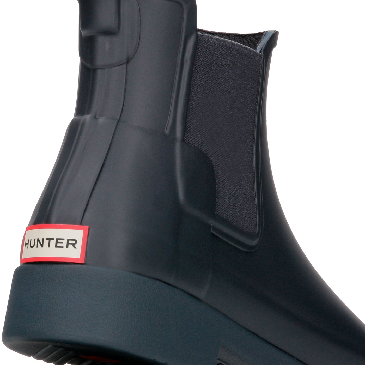 Damskie kalosze (buty gumowe) HUNTER ORIGINAL REFINED CHELSEA wfs1017rma-nvy kolor granatowy