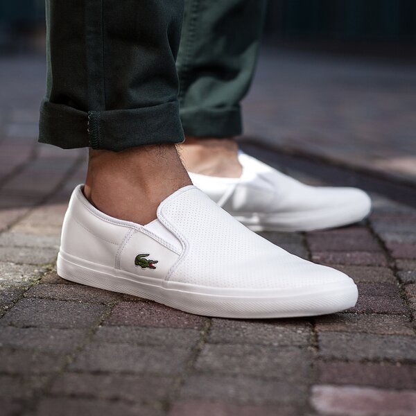 Męskie trampki LACOSTE GAZON SPORT 116 2 731spm0017001 kolor biały