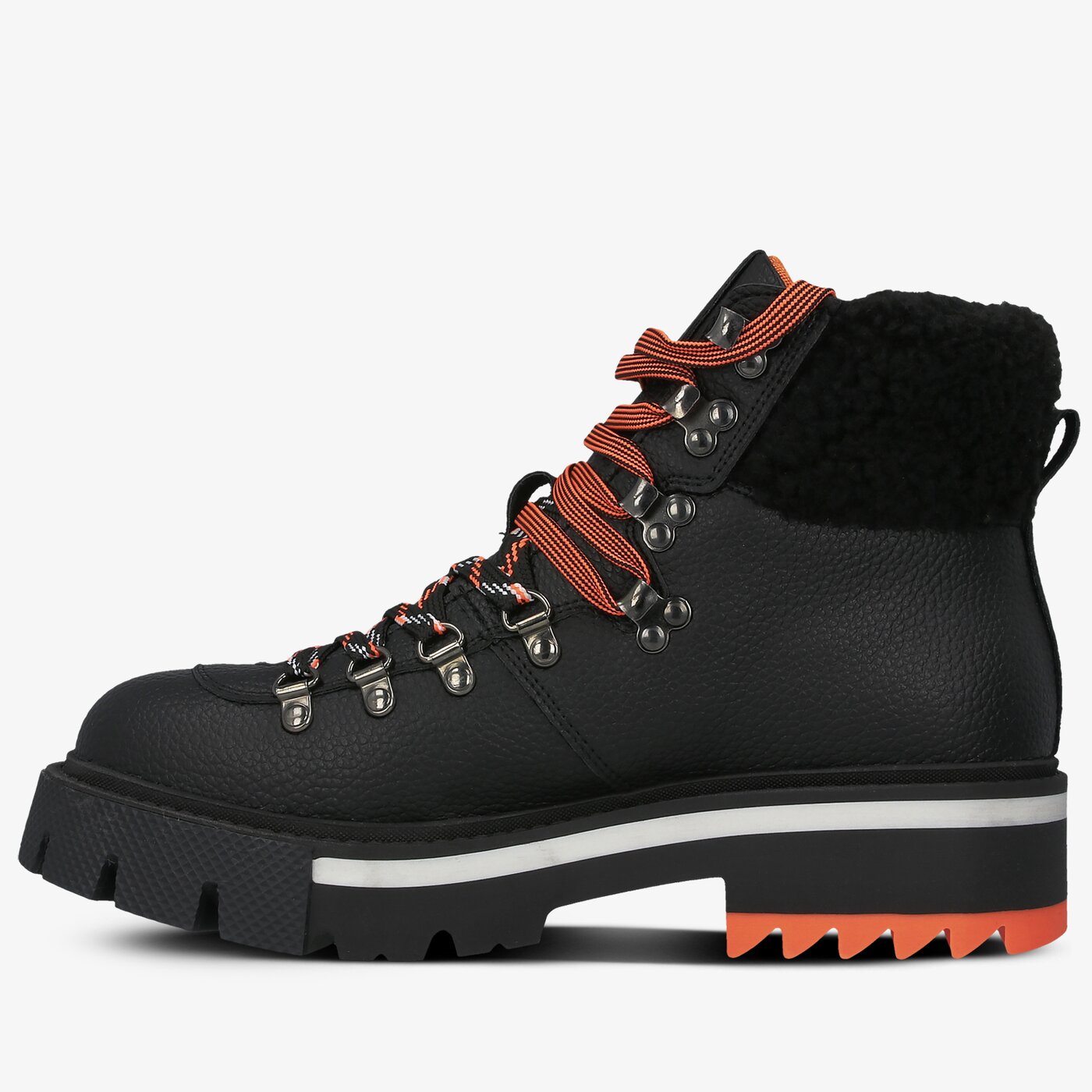Męskie buty outdoor (trekkingowe) TOMMY HILFIGER LH CHUNKY BOOT 2A LH SHEARLING CHUNKY BOOT fm0fm03218bds kolor czarny