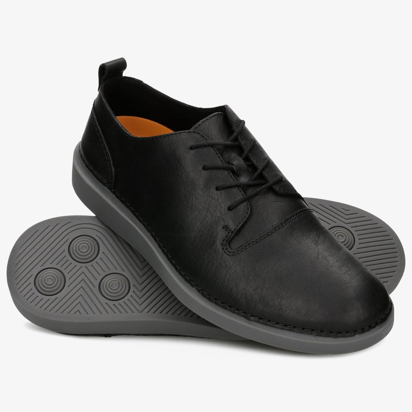 Męskie półbuty CLARKS HALE LACE 26139349 kolor czarny