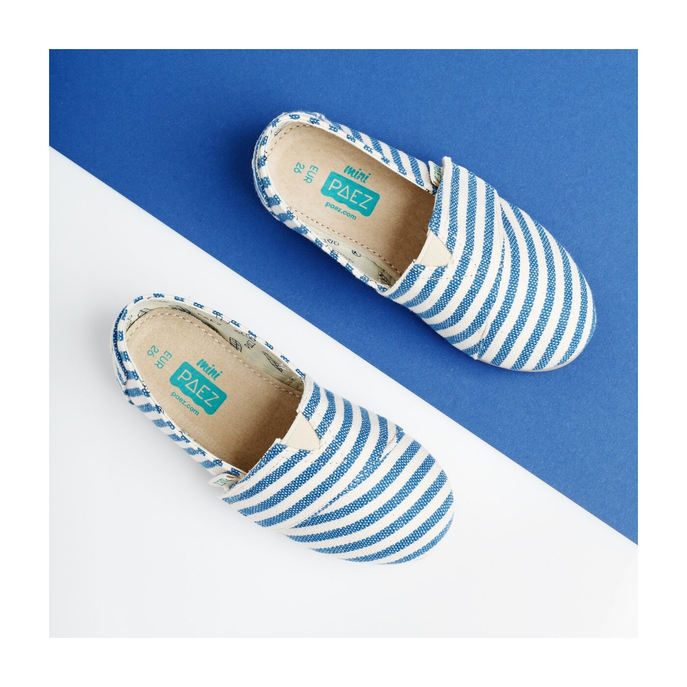 Dziecięce półbuty PAEZ ORIGINAL GUM ARGENTINA 1930501b1301307 kolor niebieski