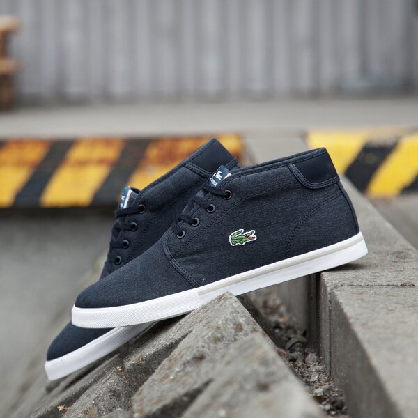 Męskie trampki LACOSTE AMPTHILL CSU  729spm0005db4 kolor granatowy
