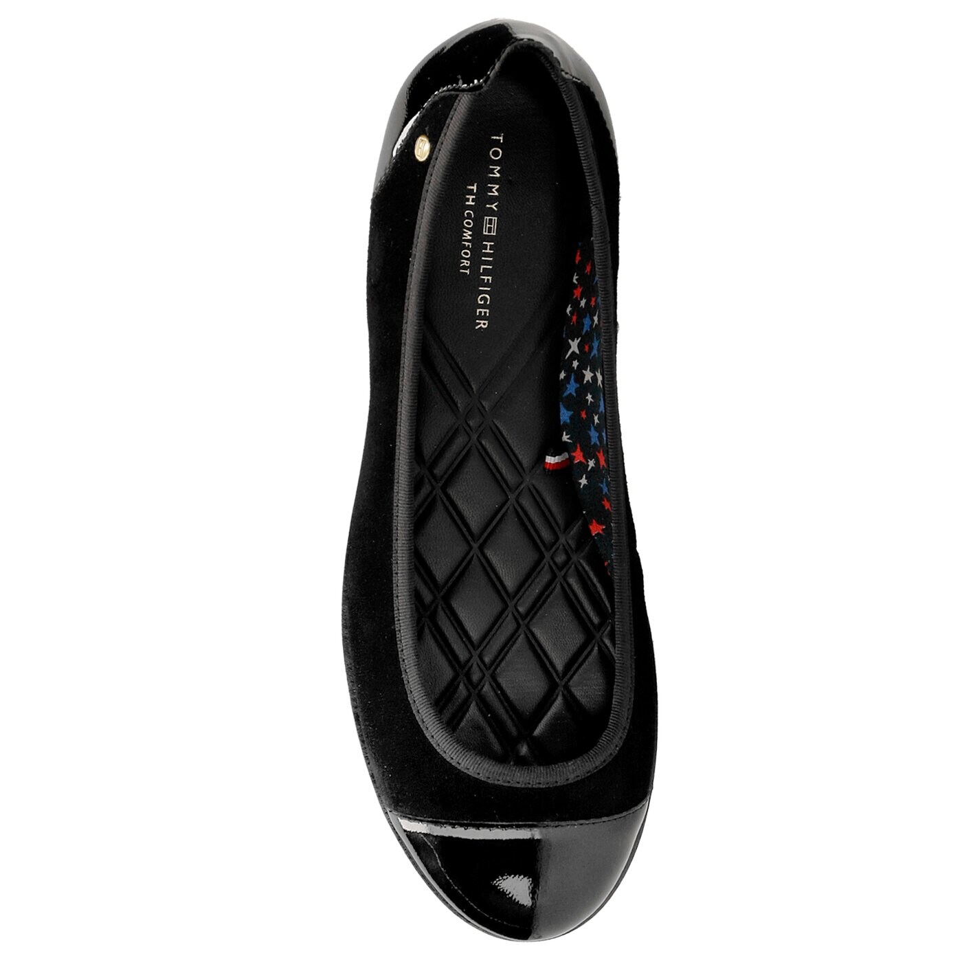 Damskie baleriny (buty) TOMMY HILFIGER MEL 1C fw0fw02013990 kolor czarny