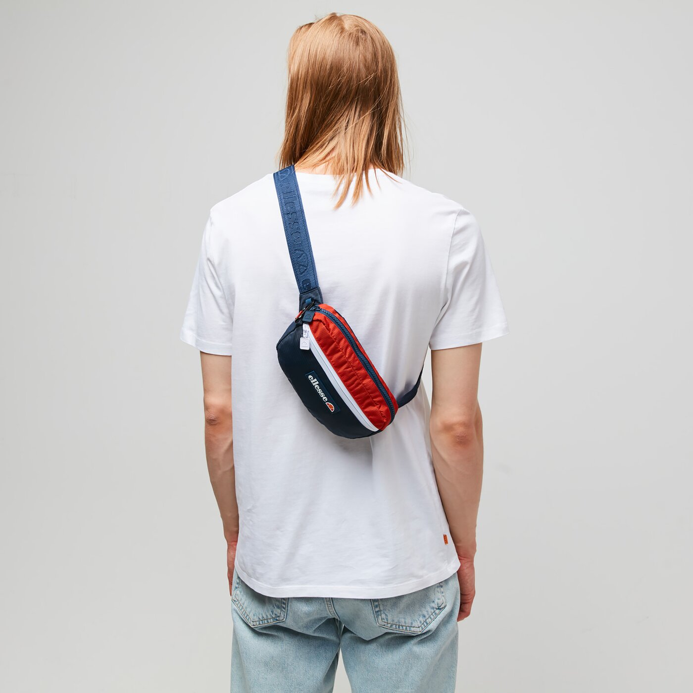 Damska nerka / saszetka ELLESSE TORBA LONGA BUM BAG NAVY saia1826429 kolor granatowy