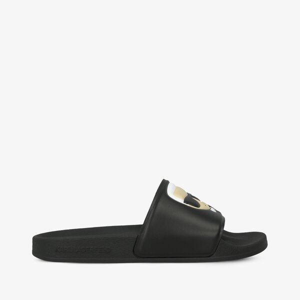 Damskie klapki KARL LAGERFELD KONDO II IKONIC SLIDE kl80905v00 kolor czarny
