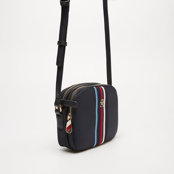 Damska torebka TOMMY HILFIGER TOREBKA POPPY CROSSOVER CORP aw0aw15985dw6 kolor granatowy