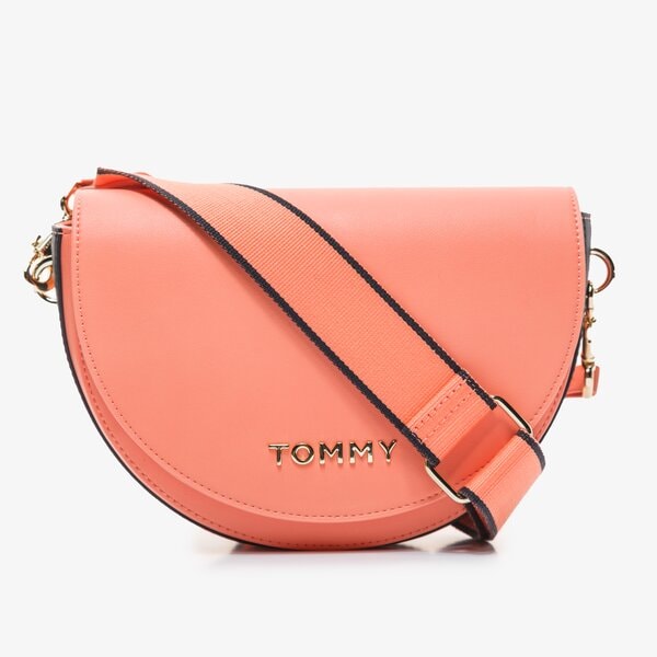 Damska torebka TOMMY HILFIGER TOREBKA STAPLE SADDLE aw0aw08226sn7 kolor pomarańczowy