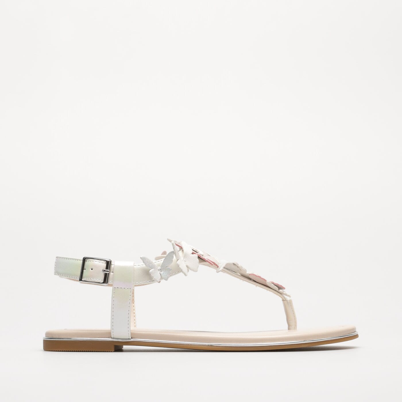 Damskie sandały BUFFALO CAPRI BUTTERFLY 1600135 kolor biały