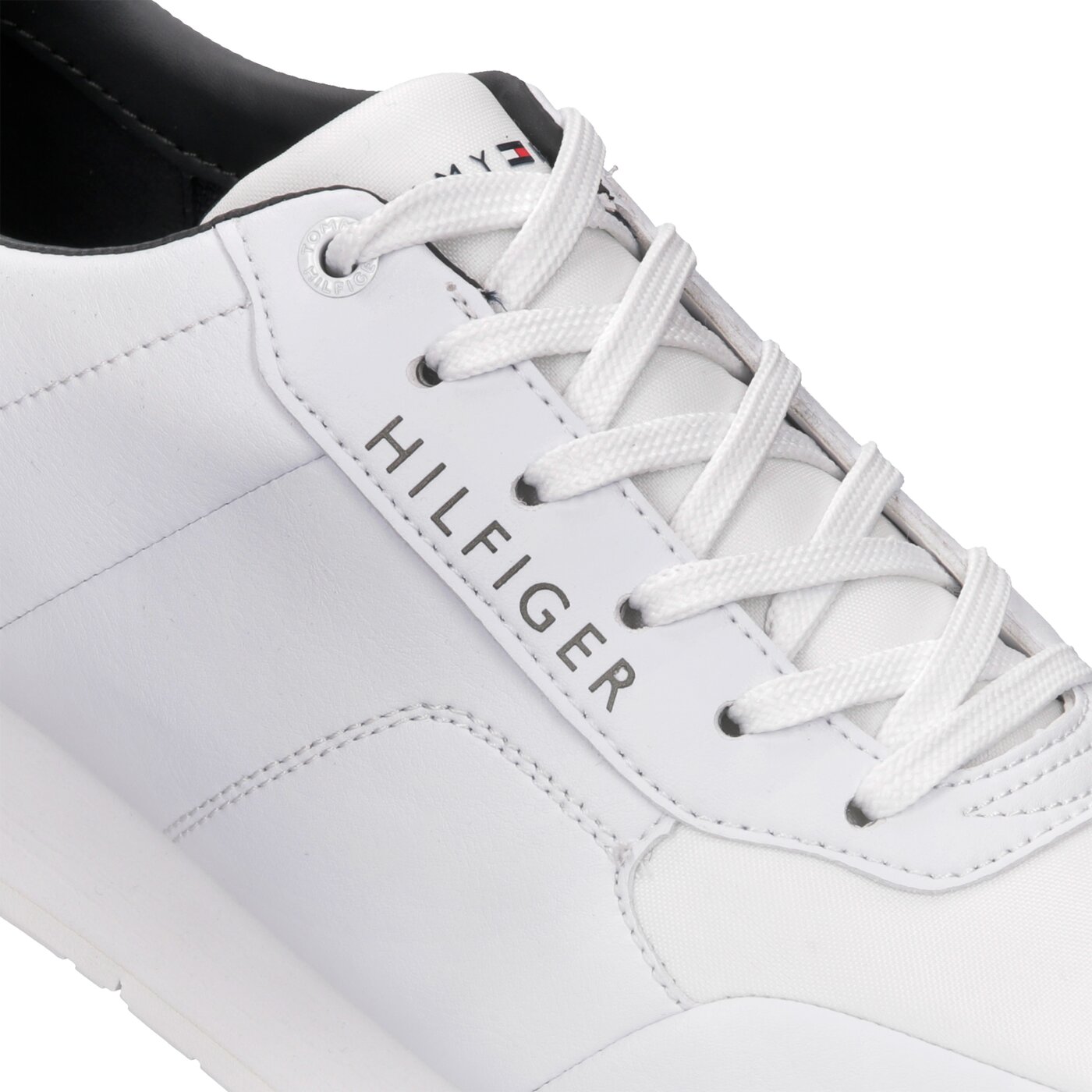 Męskie sneakersy (buty) TOMMY HILFIGER LEEDS 5C fm0fm02057100 kolor biały