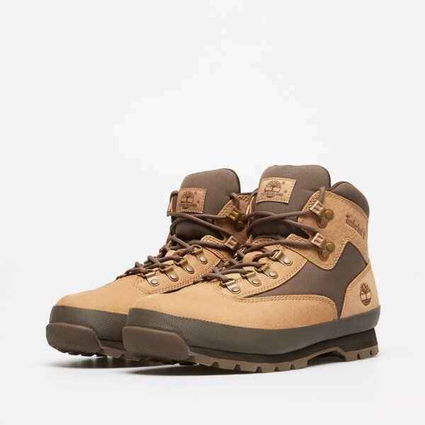 Męskie buty outdoor (trekkingowe) TIMBERLAND EURO HIKER MID LACE BOOT tb0a2p27afh1 kolor beżowy