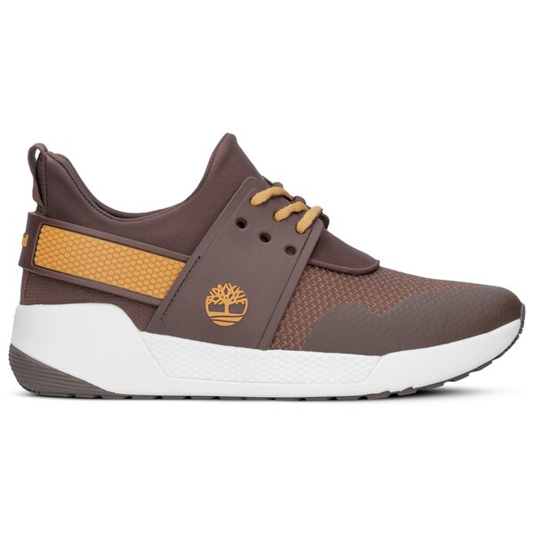 Damskie sneakersy (buty) TIMBERLAND KIRI UP KNIT OXFORD W/PU a1nwc kolor brązowy
