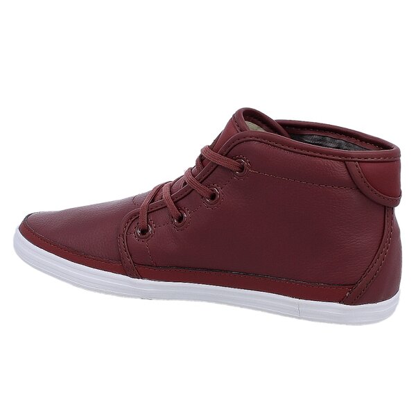 Damskie trampki LACOSTE ZIANE CHUKKA CHI 728spw1061dr2 kolor bordowy