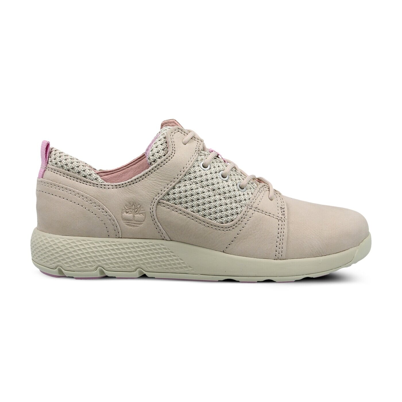 Dziecięce sneakersy (buty) TIMBERLAND FLYROAM L/F OXFORD a1sui kolor beżowy