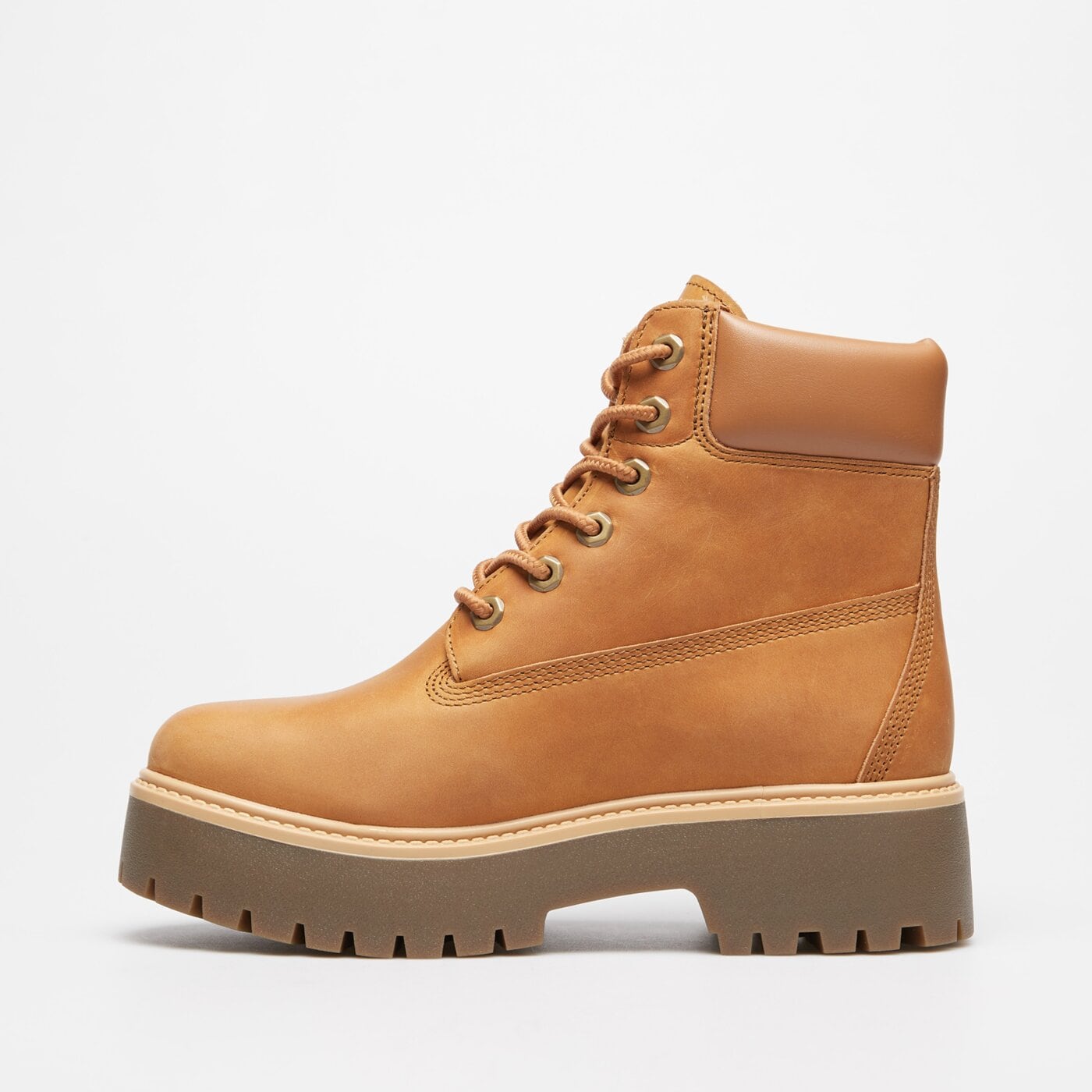 Damskie trapery TIMBERLAND STONE STREET 6 INCH LACE UP WP BOOT tb0a2h3cen11 kolor brązowy