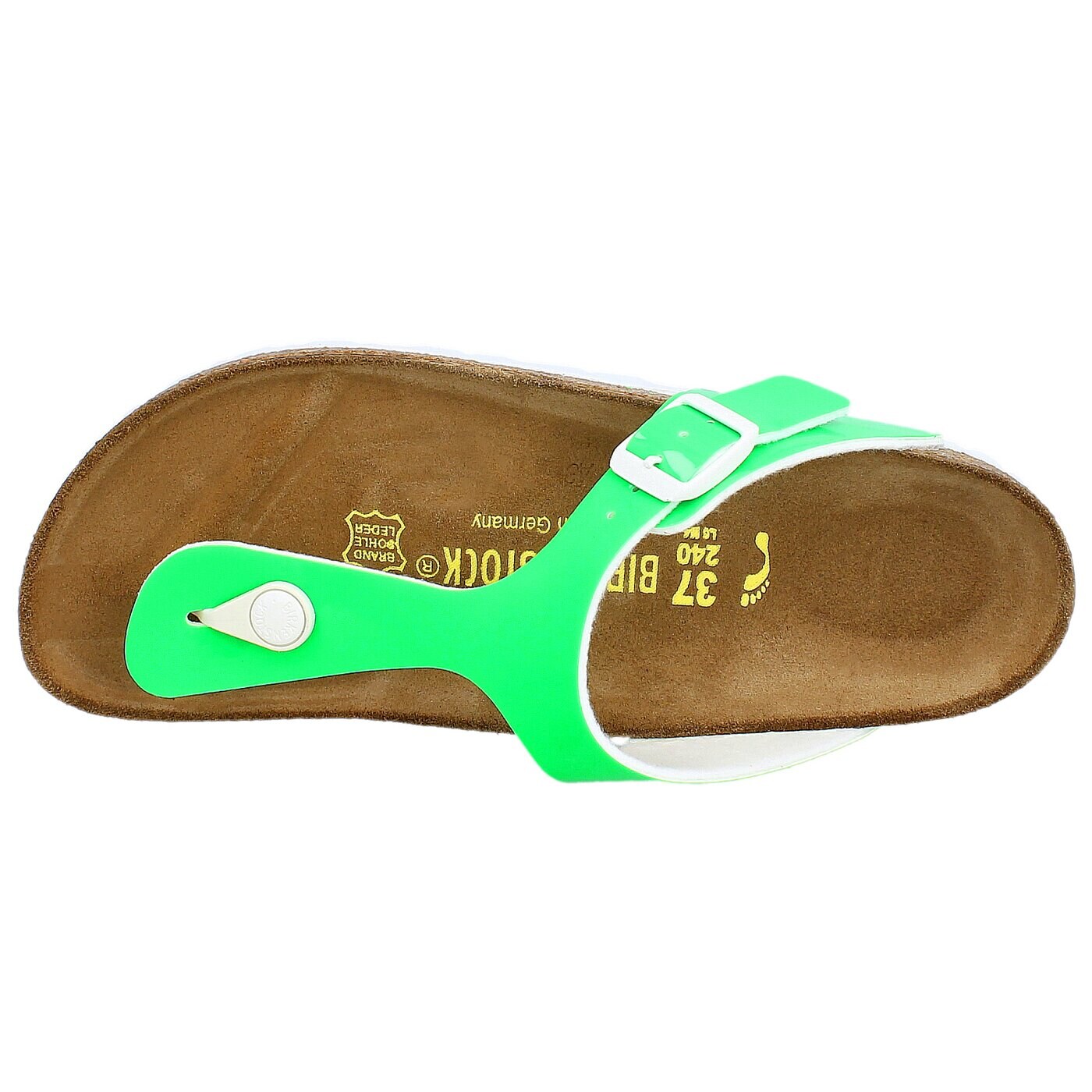 Damskie klapki BIRKENSTOCK GIZEH  847273 kolor zielony