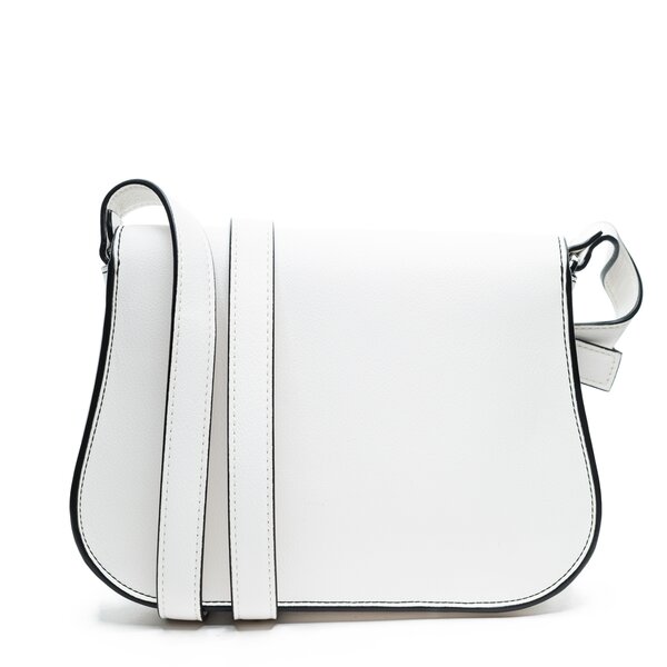 Damska torebka CALVIN KLEIN TOREBKA SLIDE SADDLE BAG k60k605065107 kolor biały