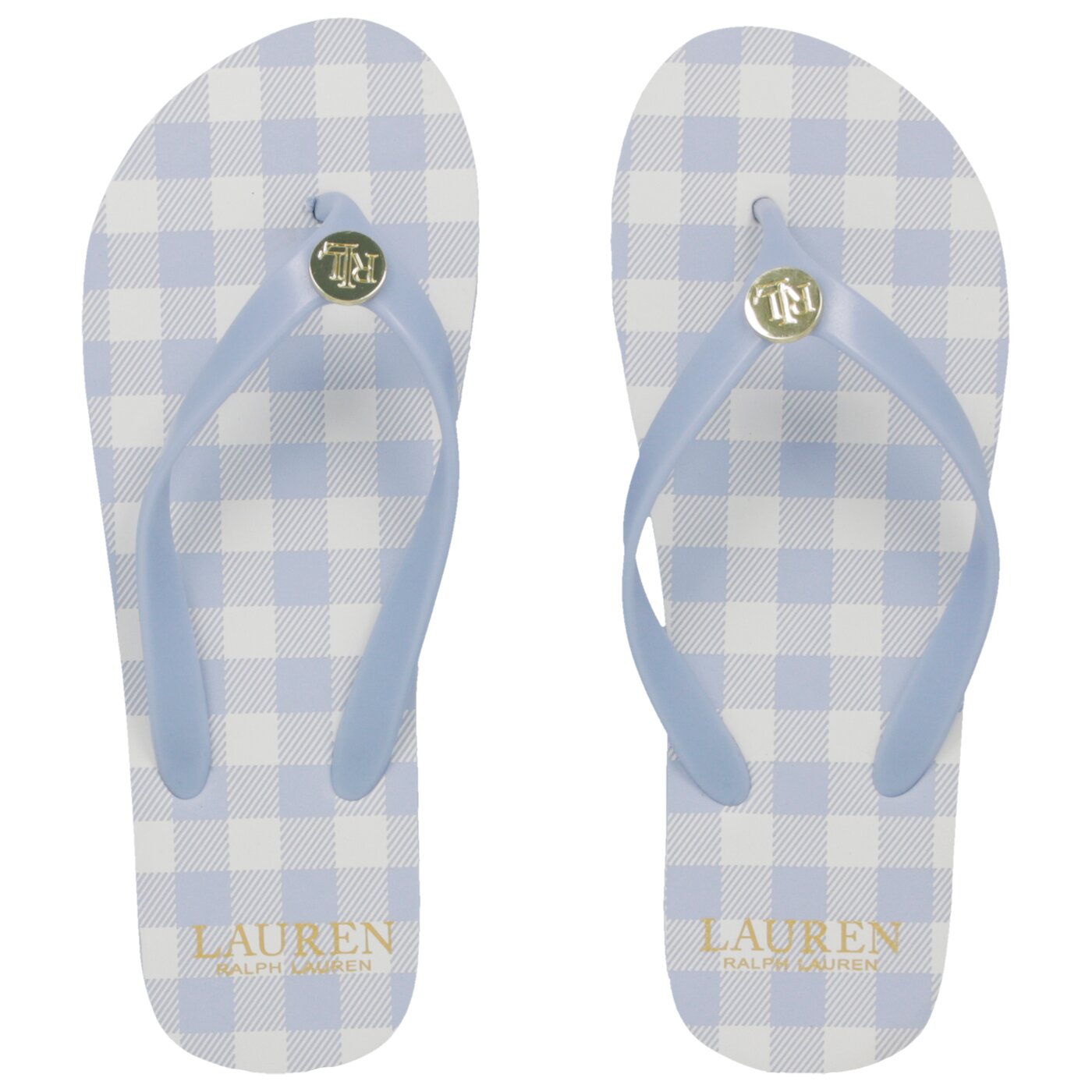 Damskie klapki LAUREN RALPH LAUREN ELISA II SANDALS CASUAL 802739443002 kolor niebieski