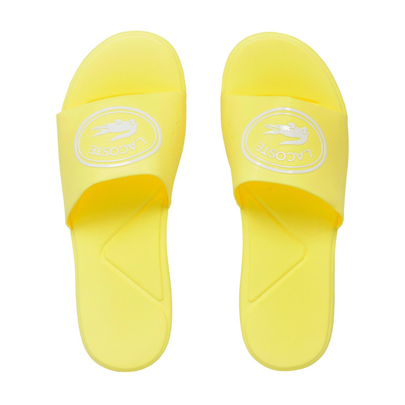 Dziecięce sandały / klapki LACOSTE L.30 SLIDE 119 1 CUJ 737cuj0010241 kolor żółty