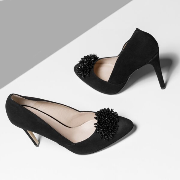 Damskie szpilki / czółenka GINO ROSSI MELANIA dch377q24490099000 kolor czarny