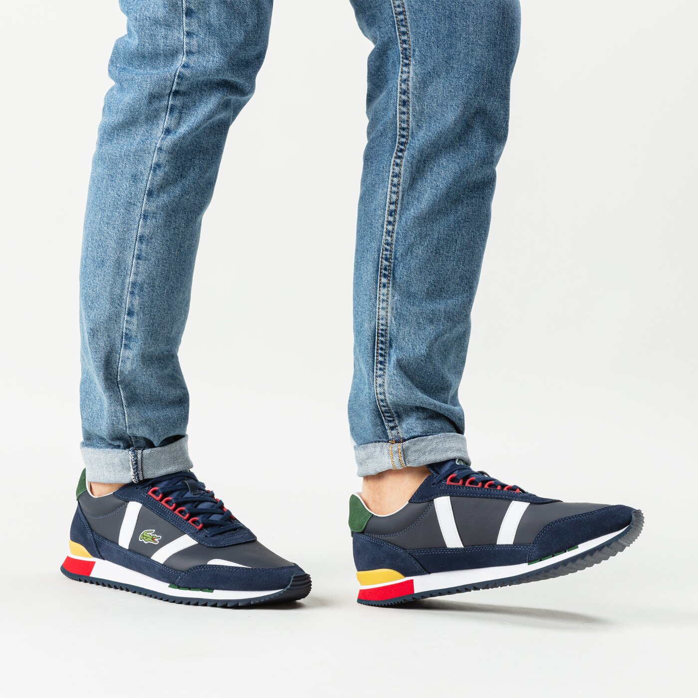 Męskie sneakersy (buty) LACOSTE PARTNER RETRO 0722 2 SMA 743sma0063092 kolor granatowy