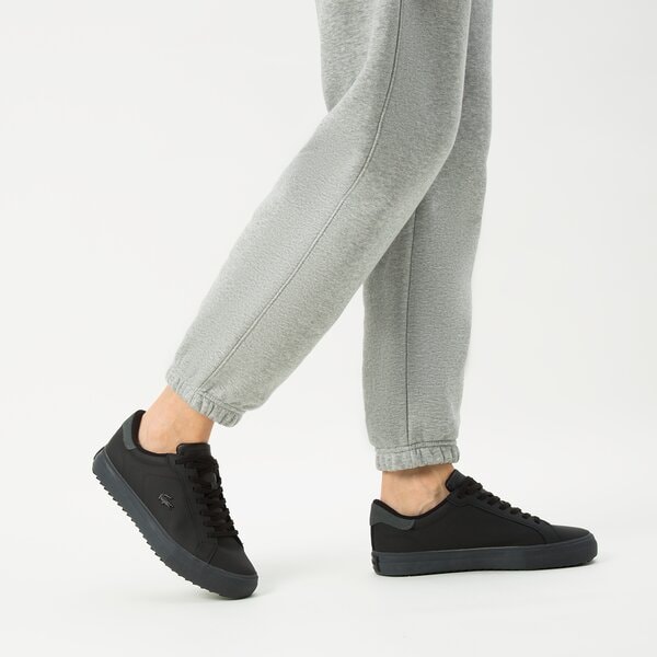 Damskie sneakersy (buty) LACOSTE POWERCOURT WNTR 222 1 SFA 744SFA0046237 744sfa0046237 kolor czarny