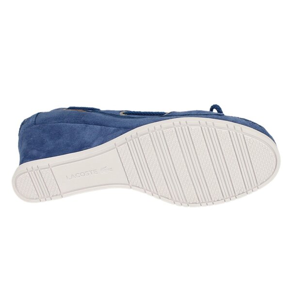 Damskie mokasyny i półbuty LACOSTE CORBON MID WEDGE 2 727srw1227125 kolor granatowy