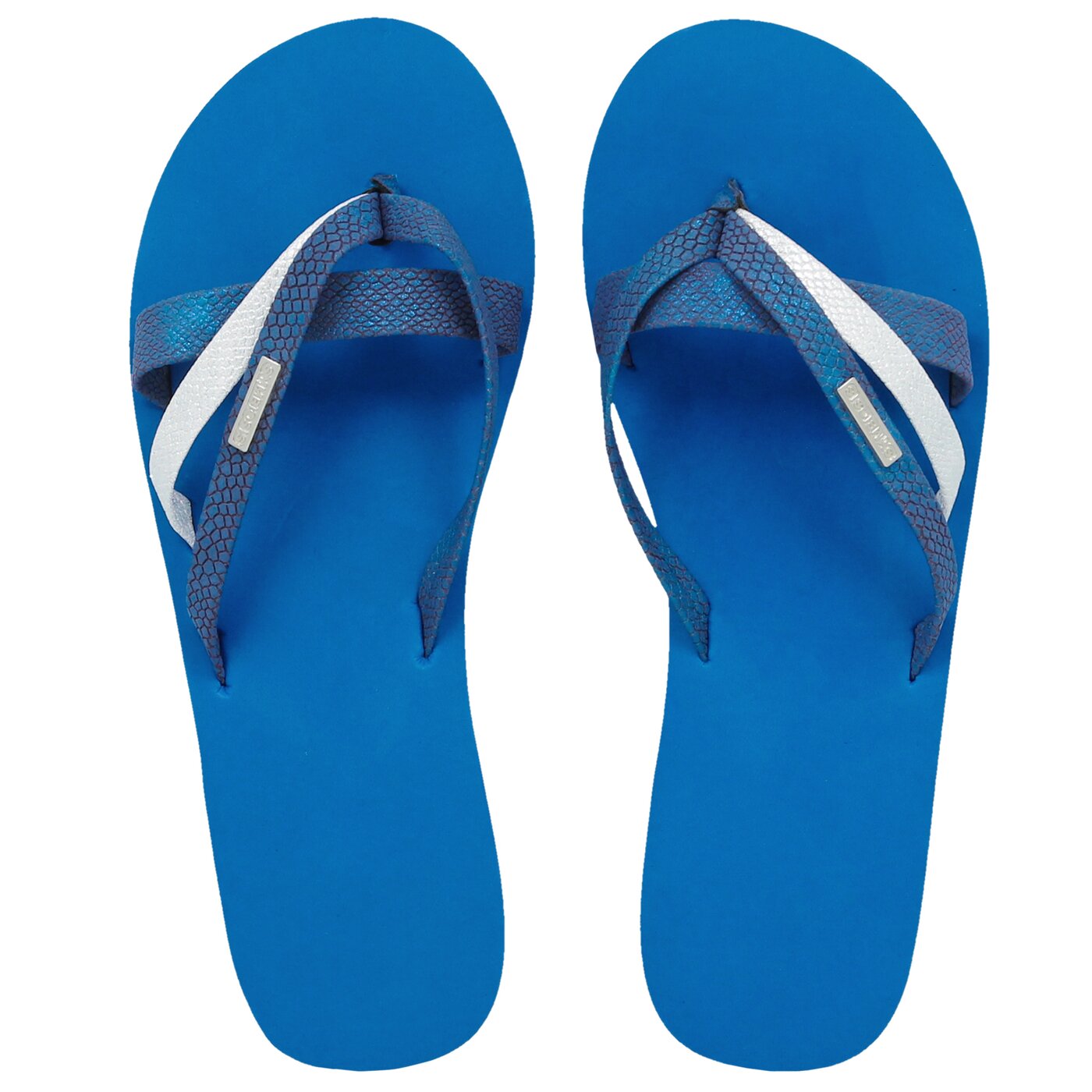 Damskie klapki SYMBIOSIS LUCIA  syws118013 kolor granatowy