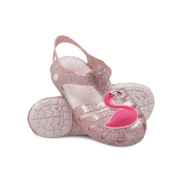 Dziecięce sandały / klapki CROCS ISABELLA CHARM SANDAL K 205535684i kolor różowy