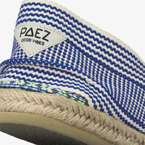 Damskie espadryle PAEZ SANDAL YUTE SANDAL FRILL BLUE 1934805s9001-301 kolor niebieski