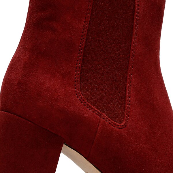 Damskie botki / sztyblety CLARKS ORABELLA ANNA 26128113 kolor bordowy