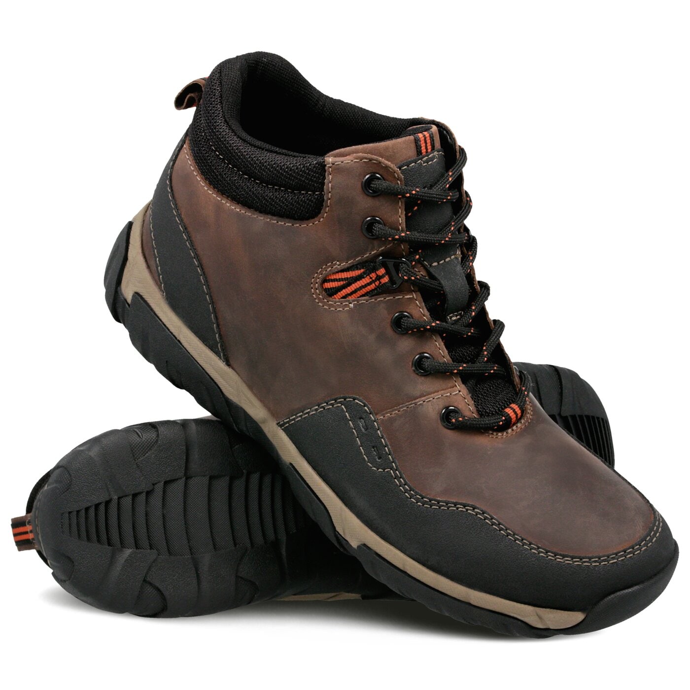 Męskie buty outdoor (trekkingowe) CLARKS WALBECK TOP II 26138659 kolor brązowy