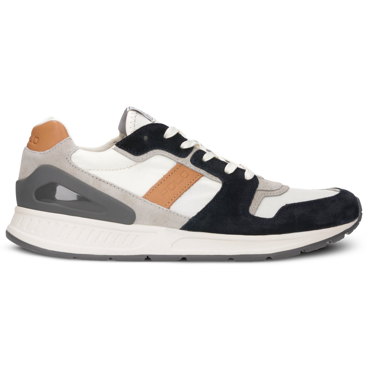 Męskie trampki POLO RL TRAIN100 CLS SNEAKERS ATHLETIC SHOE NEWPORT NAVY NYL 809710298001 kolor biały