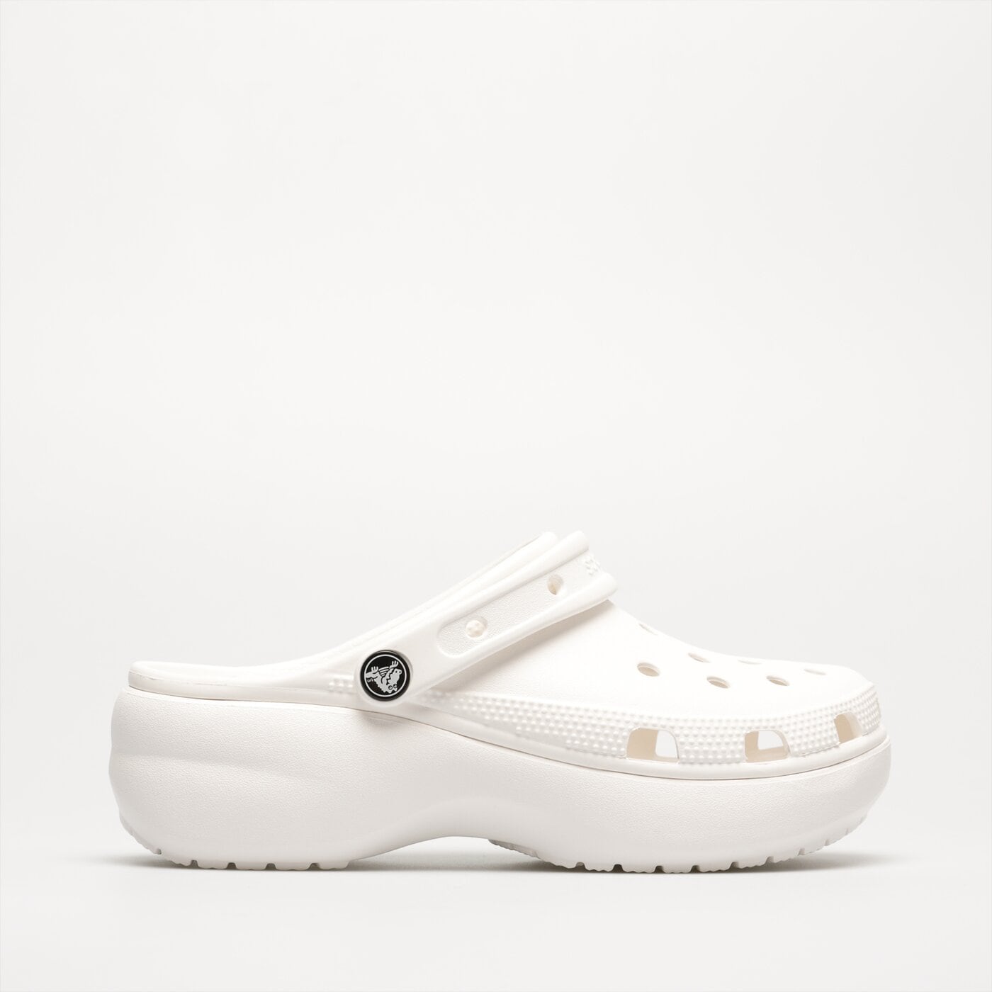 Damskie klapki CROCS CLASSIC PLATFORM CLOG W 206750100 kolor biały