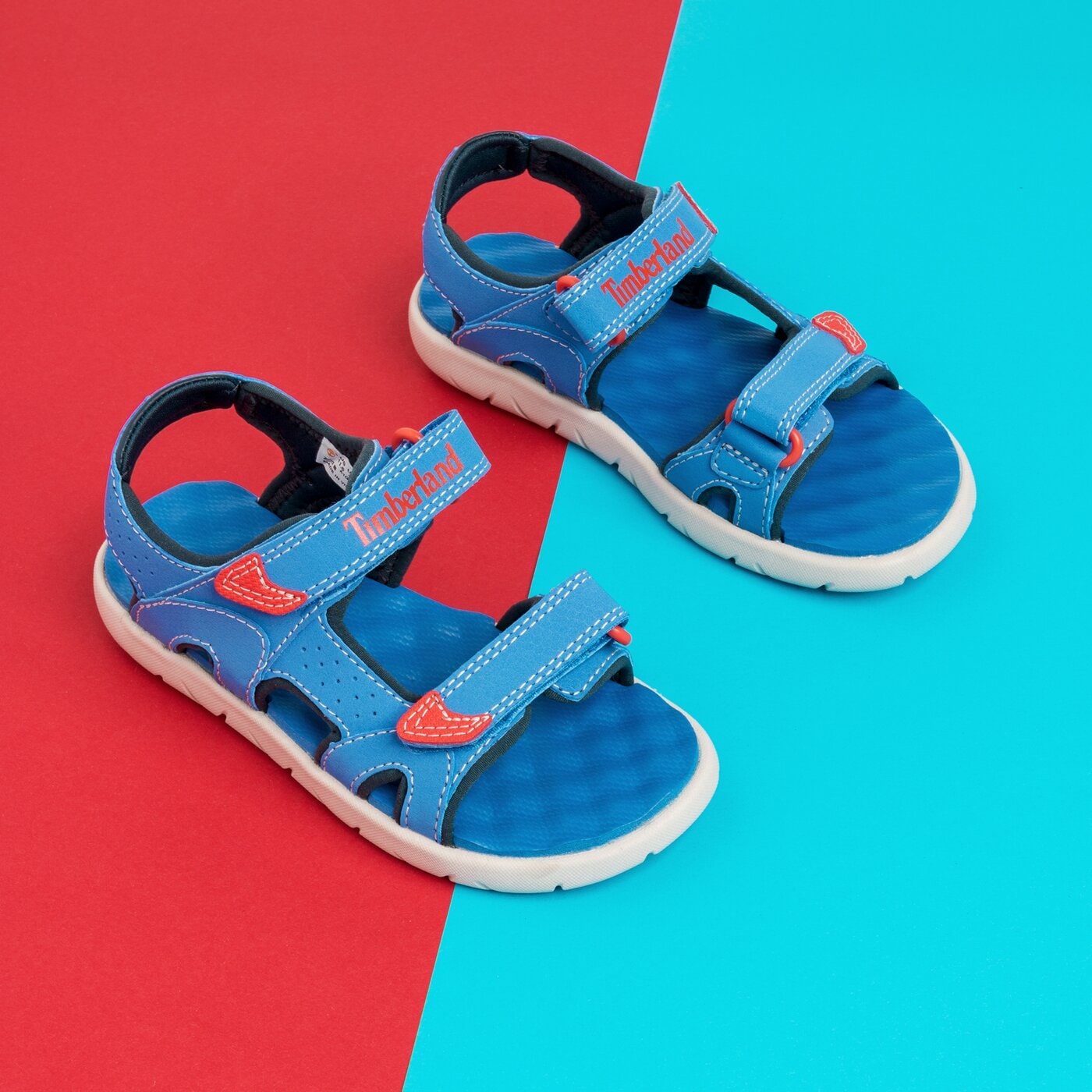 Dziecięce sandały / klapki TIMBERLAND PERKINS ROW 2-STRAP tb0a1qfsj451 kolor granatowy