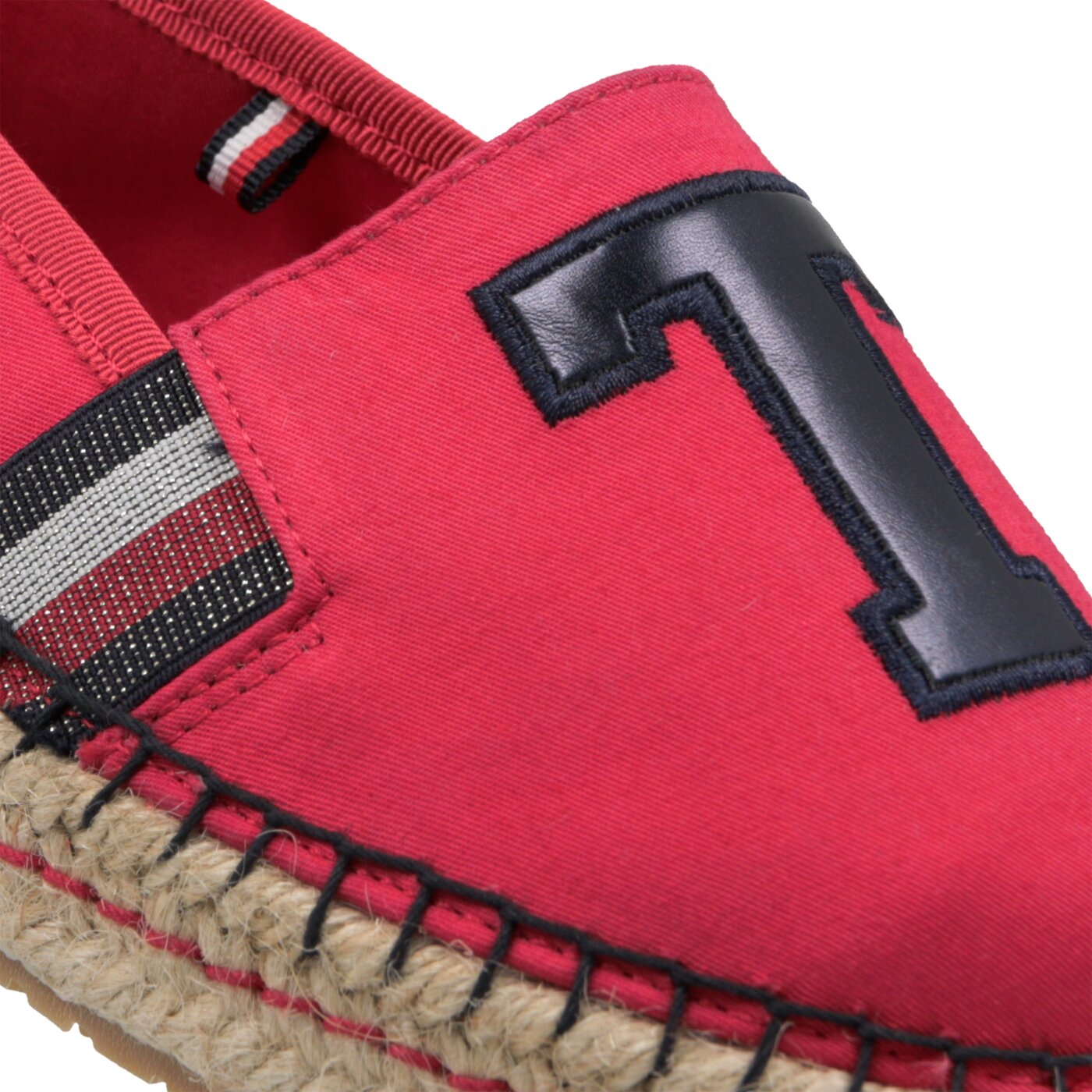 Damskie espadryle TOMMY HILFIGER INT SAMMY 22D TH PATCH ESPADRILLE fw0fw03846611 kolor czerwony